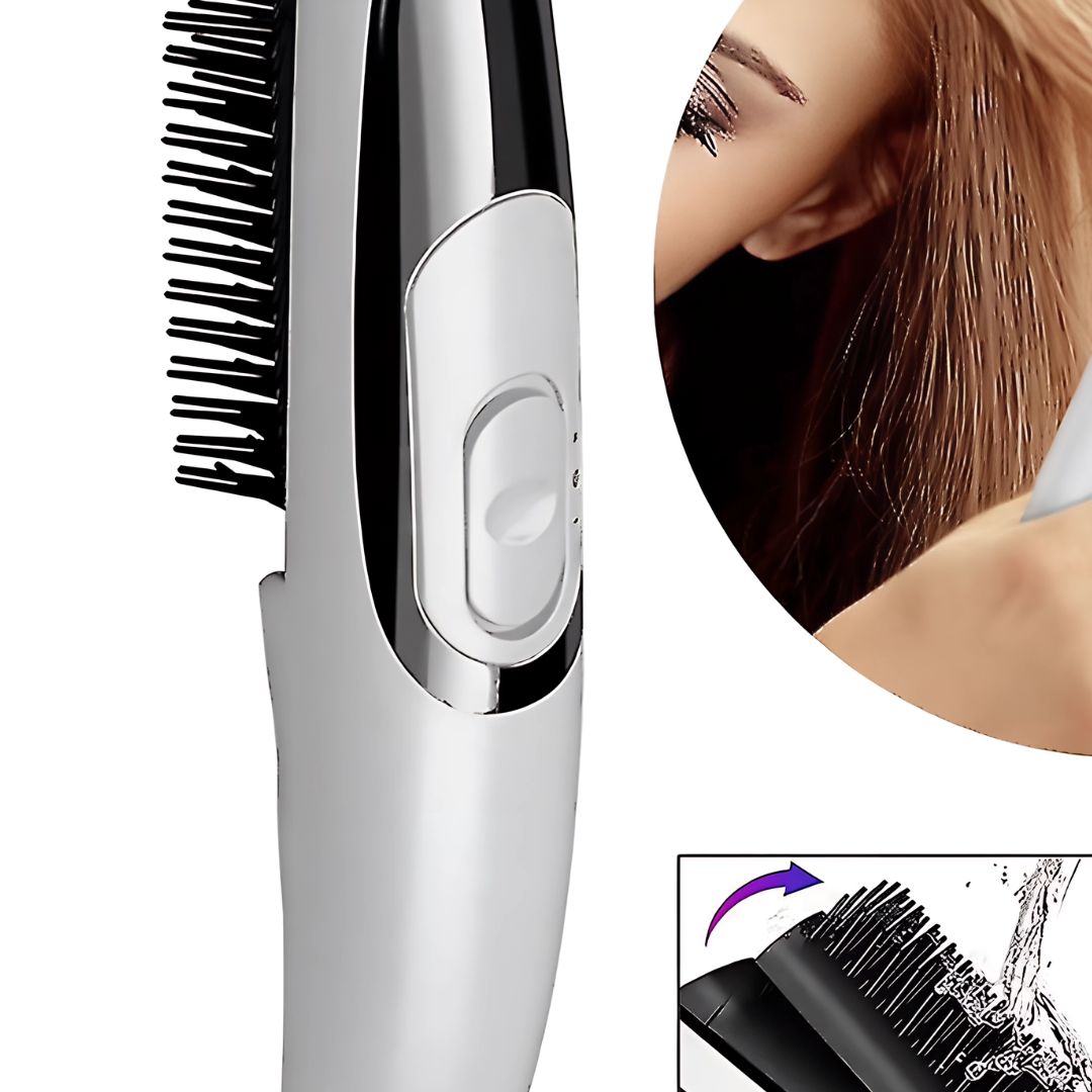 DermaGlow Brush - Cepillo Anticaída con LedTerapia y Vibración