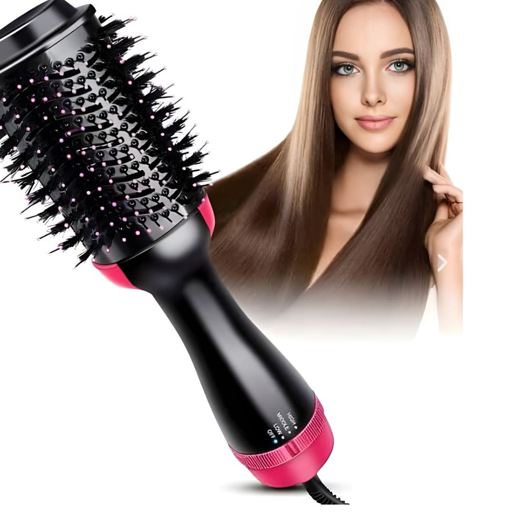 One Step Hair Dryerand Styler - Cepillo Secador y Voluminizador Rosa